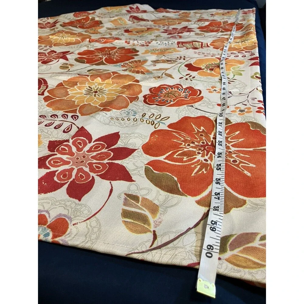 Garden Floral Fabric Tablecloth 60